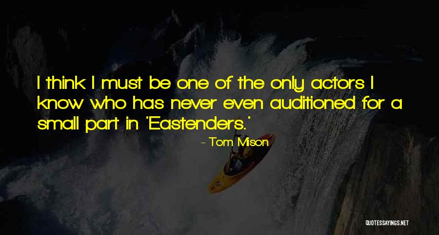 Whinstone School Quotes By Tom Mison Whinstone School Quotes By Tom Mison