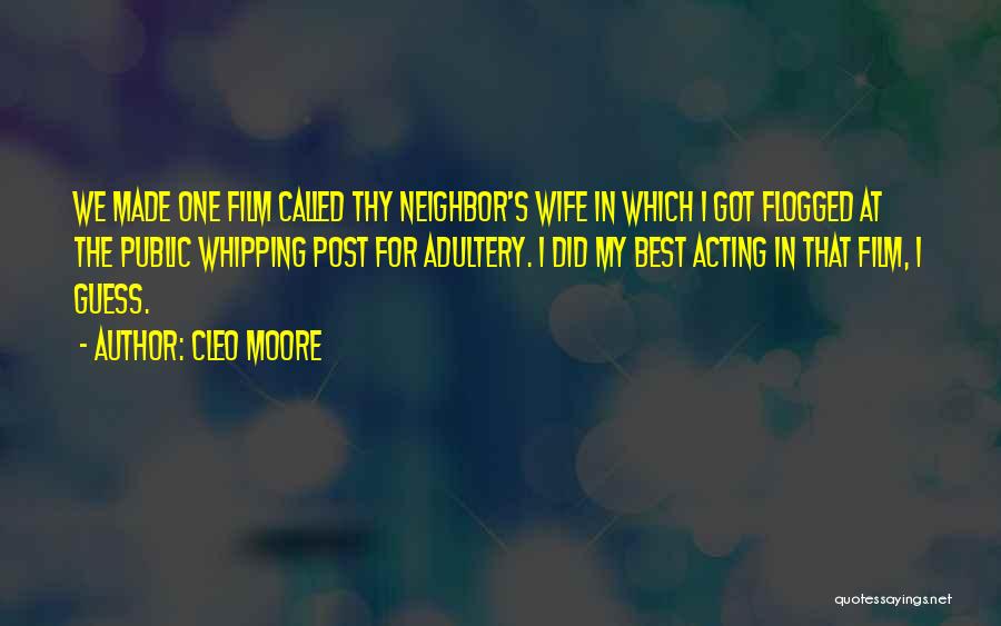 Whipping Post Quotes By Cleo Moore