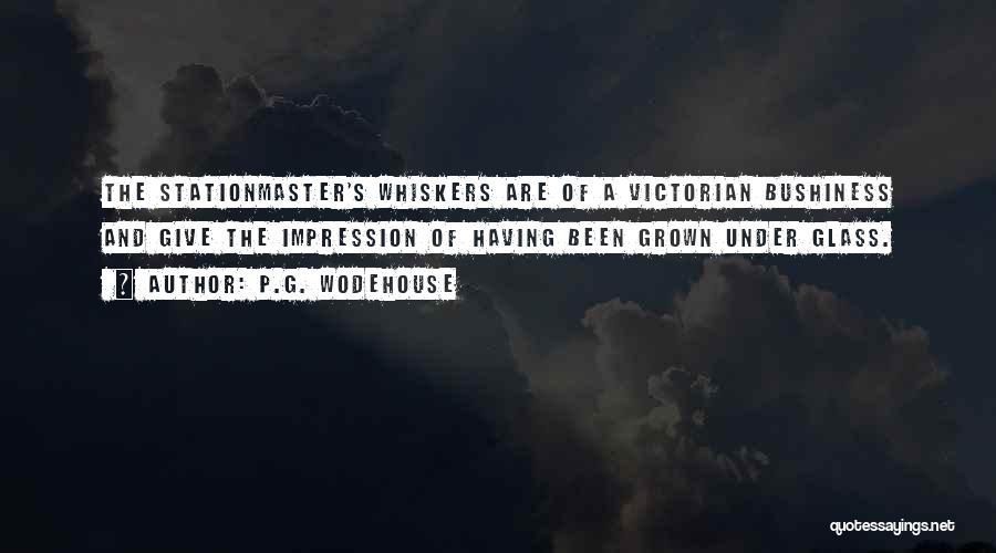 Whiskers Quotes By P.G. Wodehouse