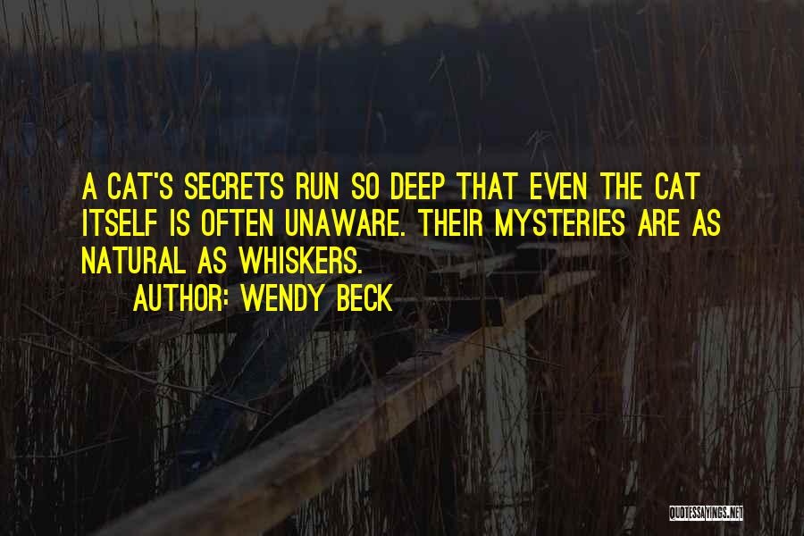 Whiskers Quotes By Wendy Beck