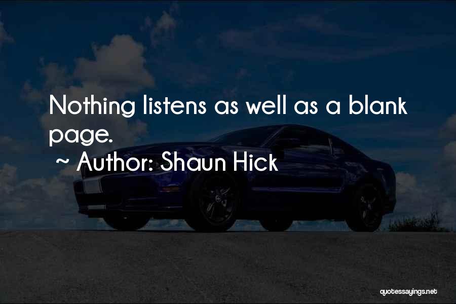 Whisper Quotes By Shaun Hick