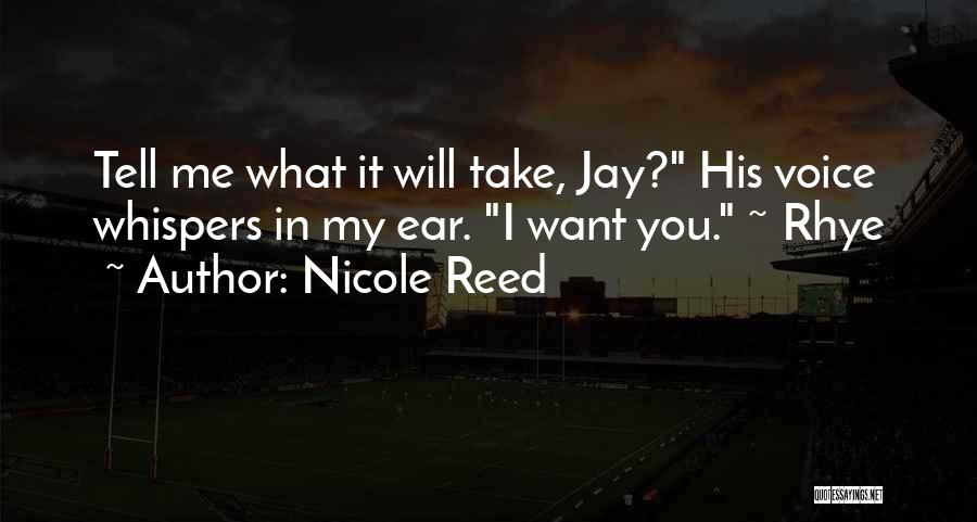 Whispers Quotes By Nicole Reed