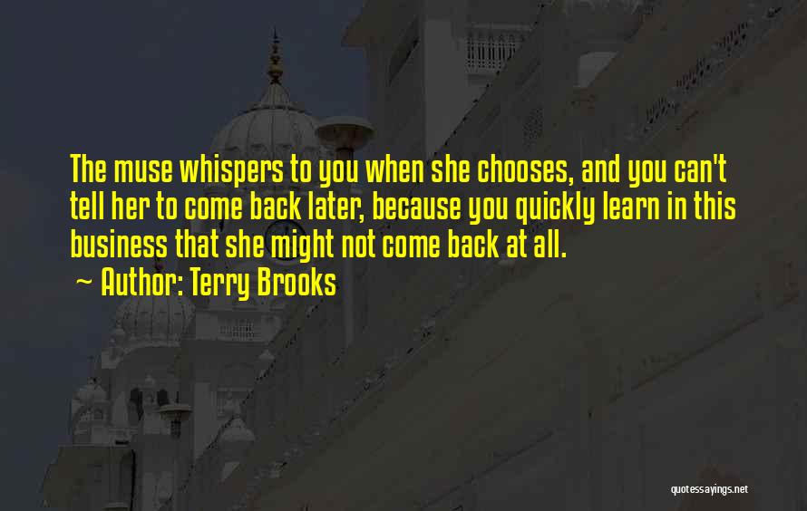 Whispers Quotes By Terry Brooks