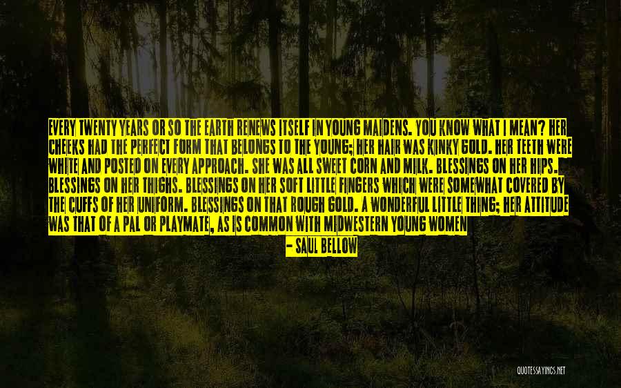 White And Gold Hair Quotes By Saul Bellow White And Gold Hair Quotes By Saul Bellow