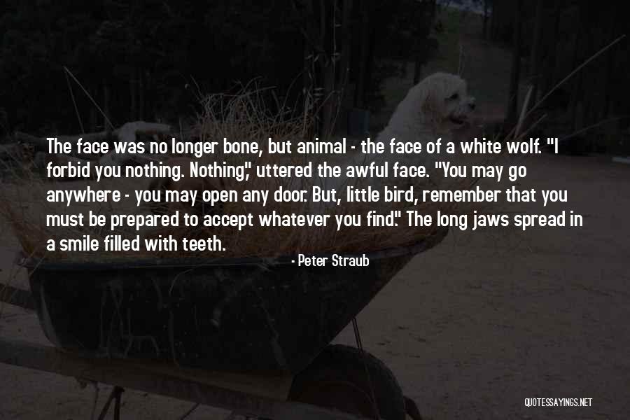 White Bird Quotes By Peter Straub