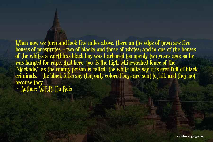 White Boy Quotes By W.E.B. Du Bois