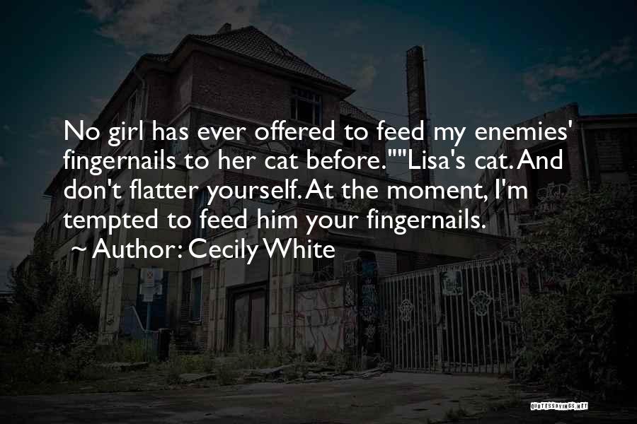White Cat Quotes By Cecily White