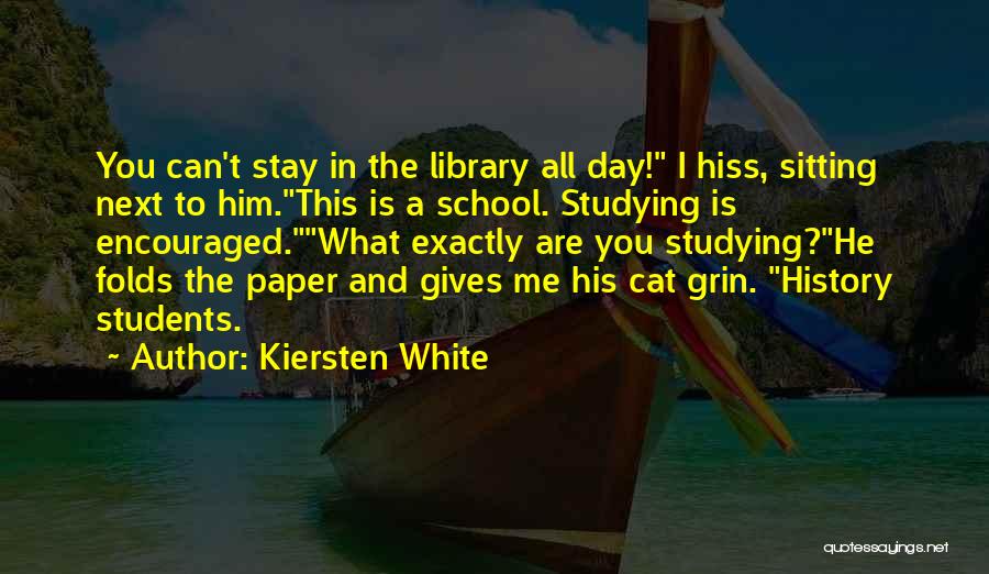 White Cat Quotes By Kiersten White