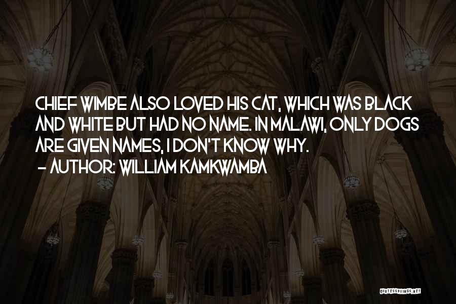 White Cat Quotes By William Kamkwamba