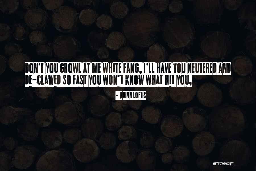 White Fang Quotes By Quinn Loftis White Fang Quotes By Quinn Loftis