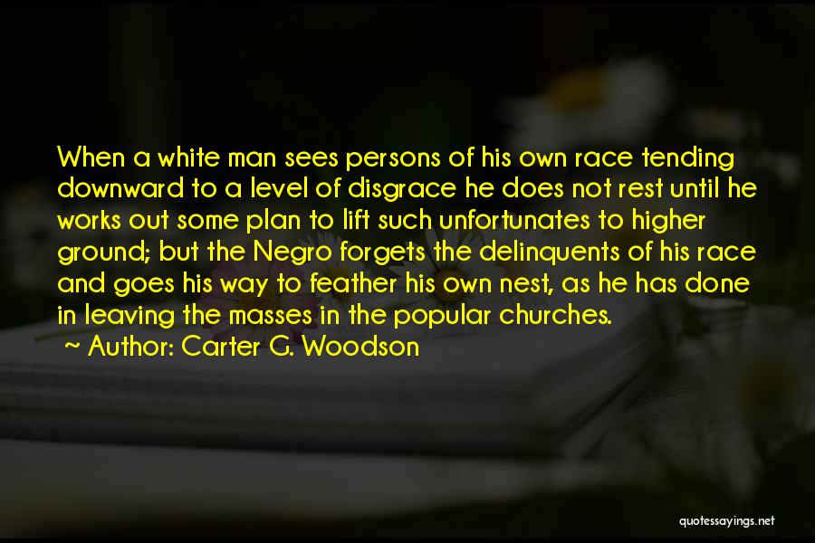 White Feather Quotes By Carter G. Woodson