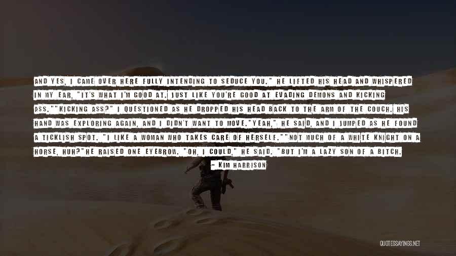 White Horse Quotes By Kim Harrison White Horse Quotes By Kim Harrison