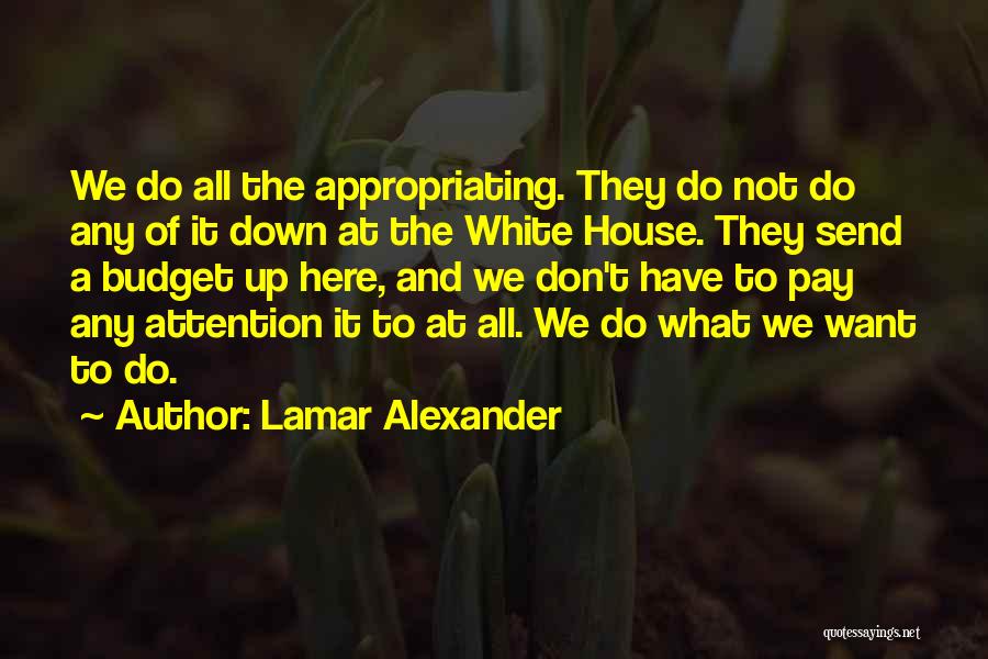 White House Down Quotes By Lamar Alexander