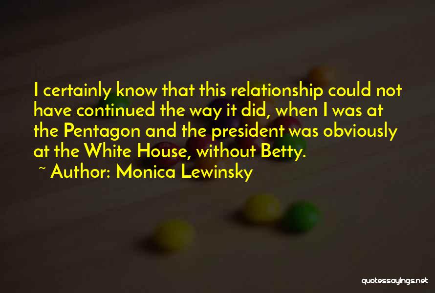 White House Quotes By Monica Lewinsky