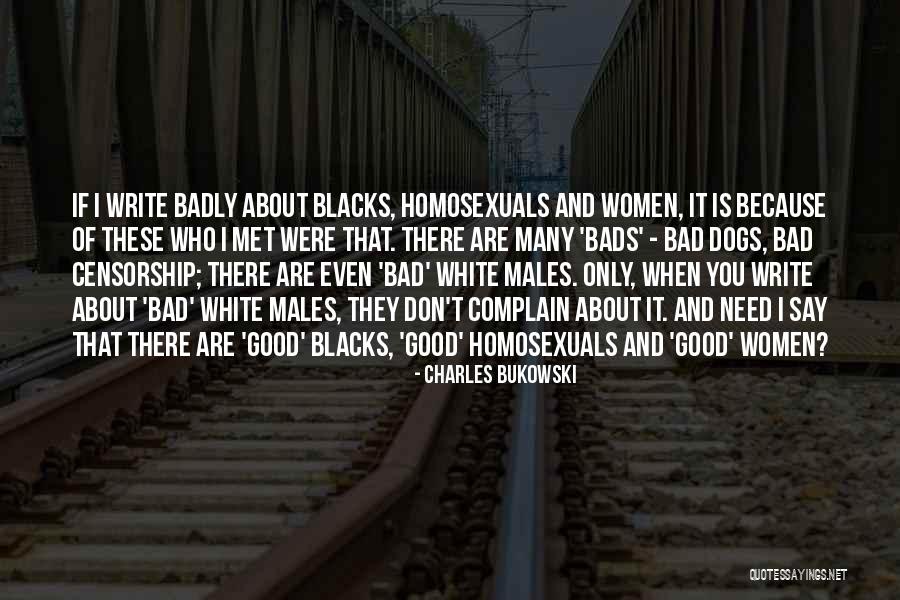 White Males Quotes By Charles Bukowski