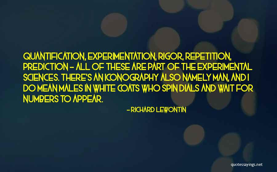 White Males Quotes By Richard Lewontin