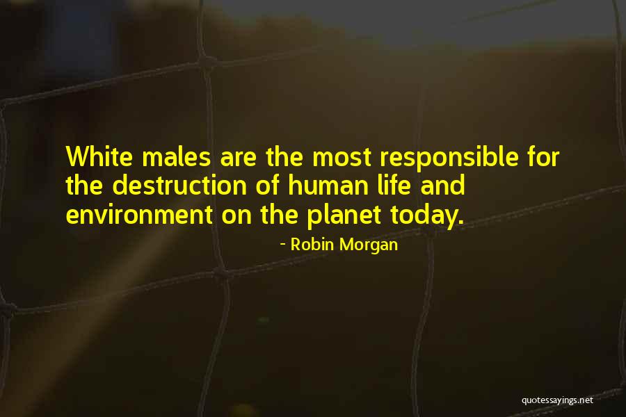 White Males Quotes By Robin Morgan