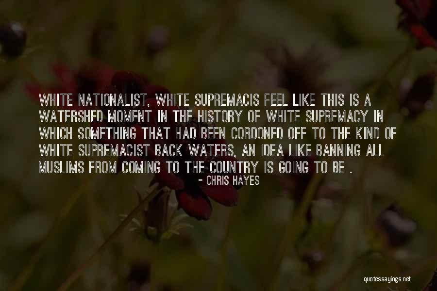 White Nationalist Quotes By Chris Hayes