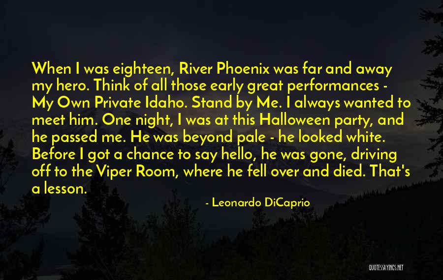 White Night Stand Quotes By Leonardo DiCaprio White Night Stand Quotes By Leonardo DiCaprio