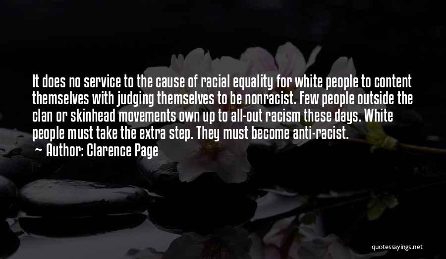 White Racism Quotes By Clarence Page