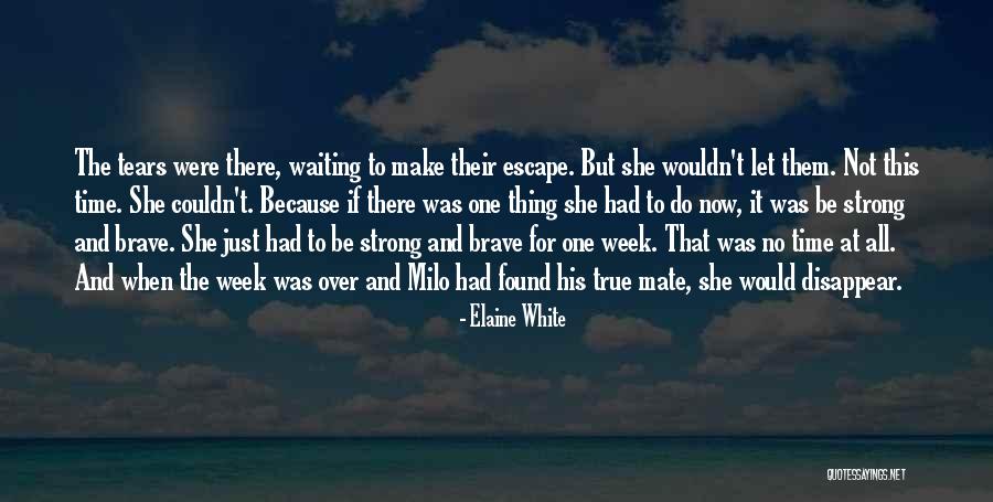 White Wolf Quotes By Elaine White