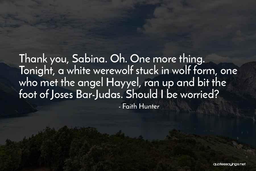 White Wolf Quotes By Faith Hunter