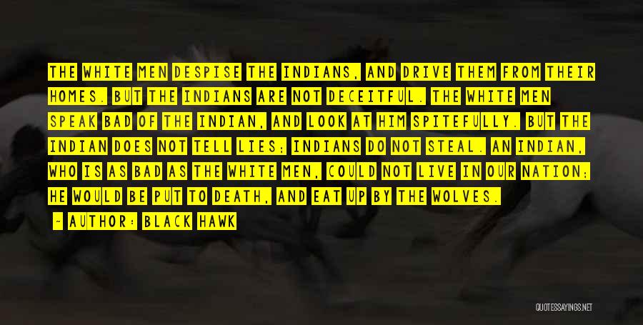 White Wolves Quotes By Black Hawk