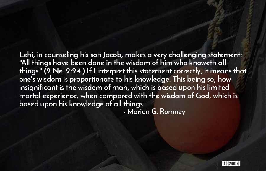 Whitemyer Advertising Quotes By Marion G. Romney Whitemyer Advertising Quotes By Marion G. Romney
