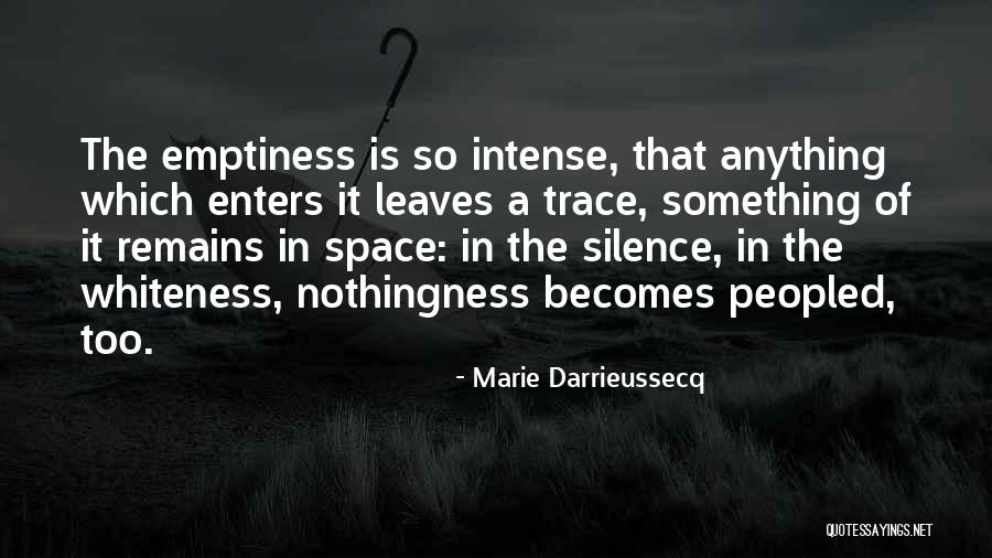 Whiteness Quotes By Marie Darrieussecq