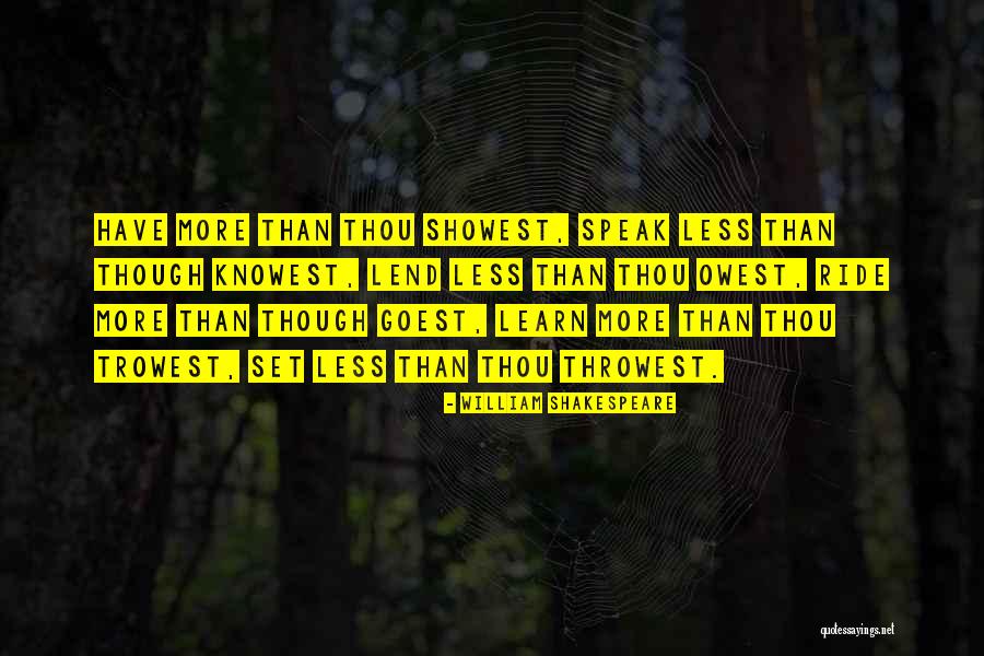 Whither Thou Goest Quotes By William Shakespeare Whither Thou Goest Quotes By William Shakespeare