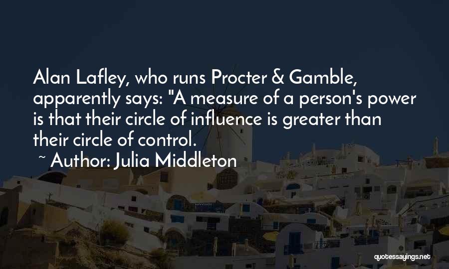 Who A Person Is Quotes By Julia Middleton