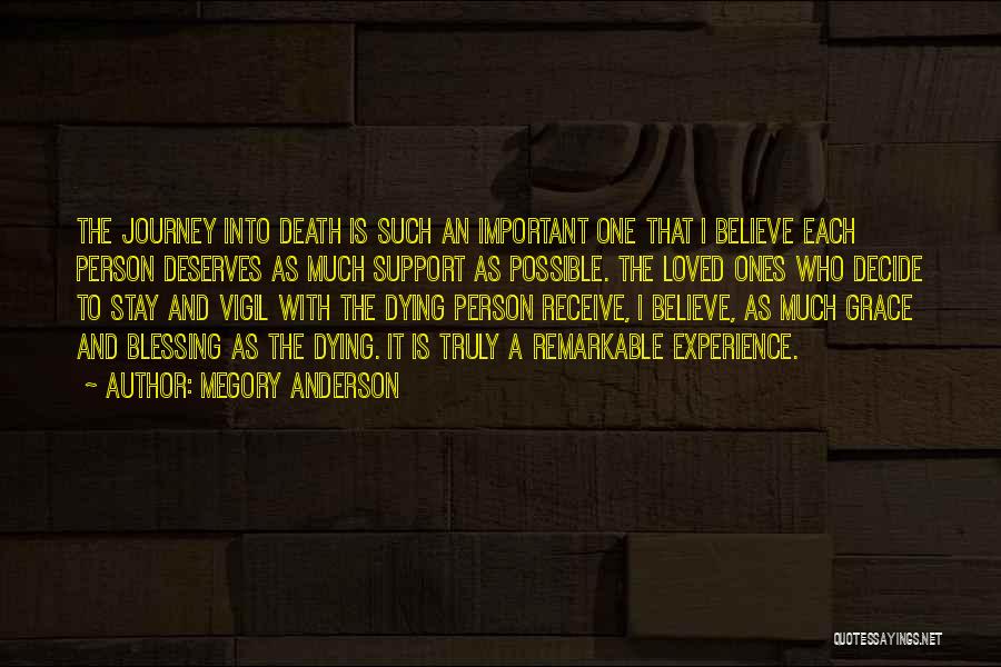 Who A Person Is Quotes By Megory Anderson