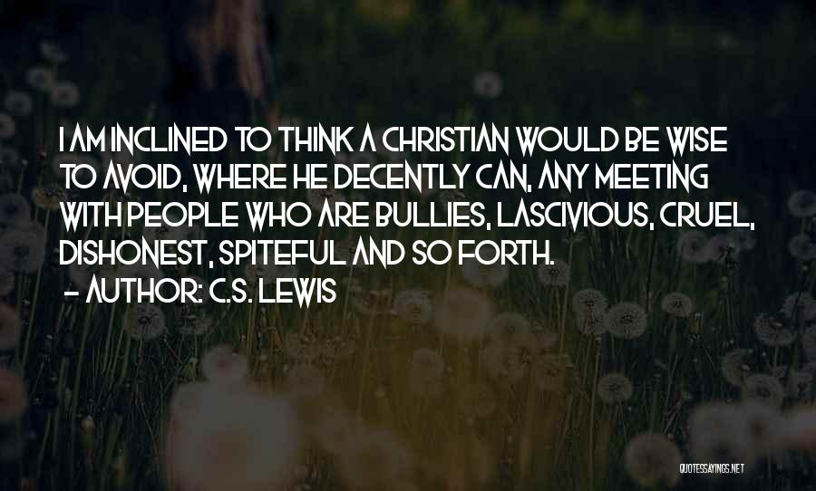 Who Am I Christian Quotes By C.S. Lewis