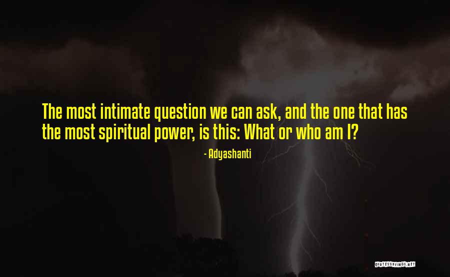 Who Am I Quotes By Adyashanti