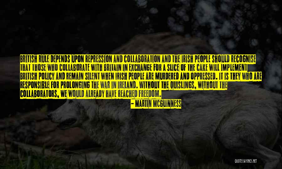 Who Are The Oppressed Quotes By Martin McGuinness Who Are The Oppressed Quotes By Martin McGuinness