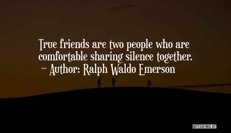 Who Are True Friends Quotes By Ralph Waldo Emerson