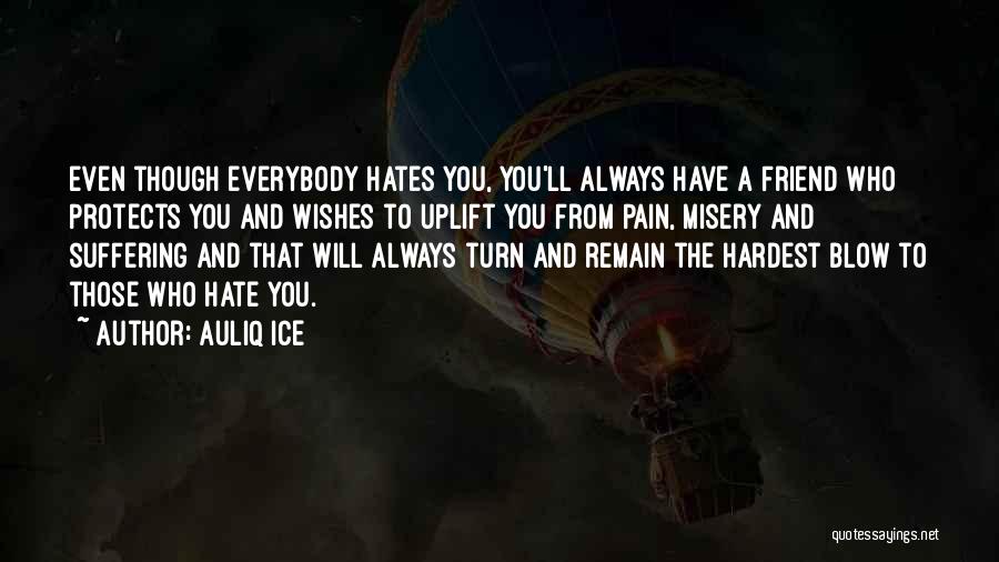 Who Hates You Quotes By Auliq Ice