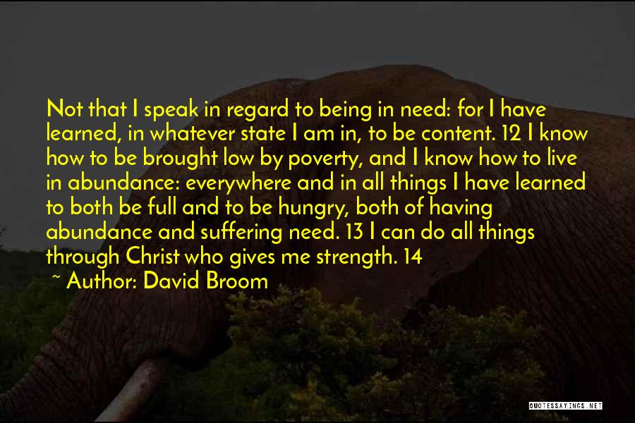 Who I Am In Christ Quotes By David Broom