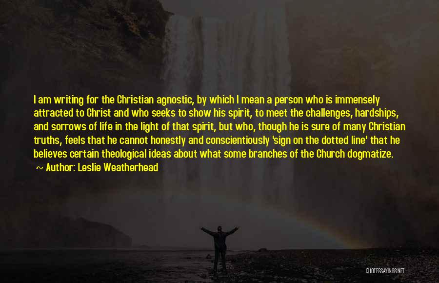 Who I Am In Christ Quotes By Leslie Weatherhead