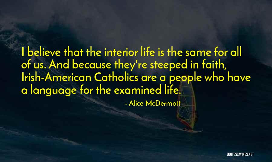 Who Irish Quotes By Alice McDermott