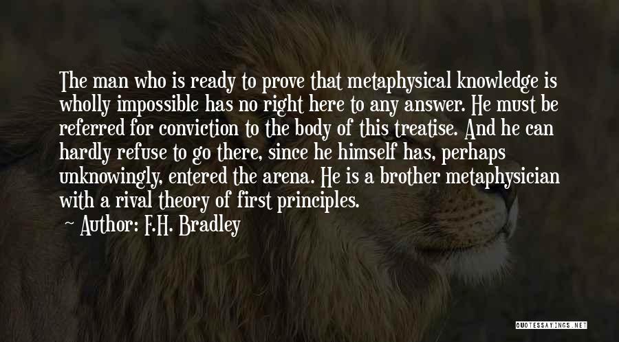 Who Is Brother Quotes By F.H. Bradley