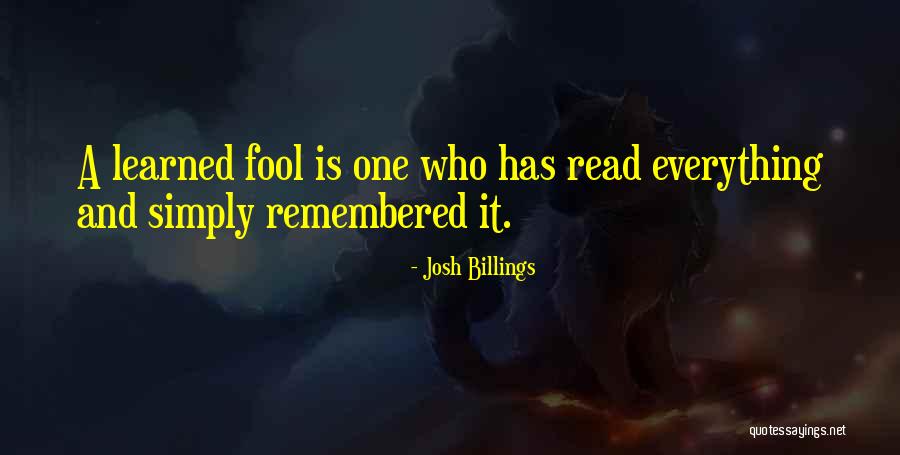 Who Is Josh Billings Quotes By Josh Billings