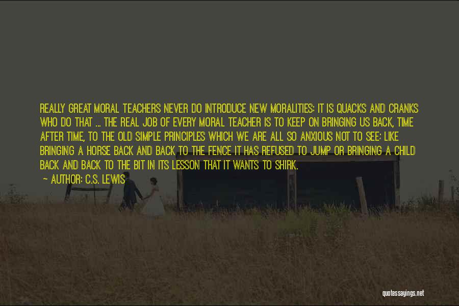 Who Is Teacher Quotes By C.S. Lewis