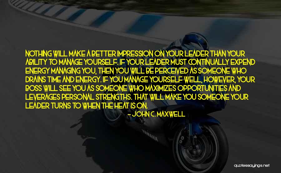 Who Is The Boss Quotes By John C. Maxwell Who Is The Boss Quotes By John C. Maxwell