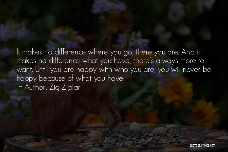 Who Makes You Happy Quotes By Zig Ziglar