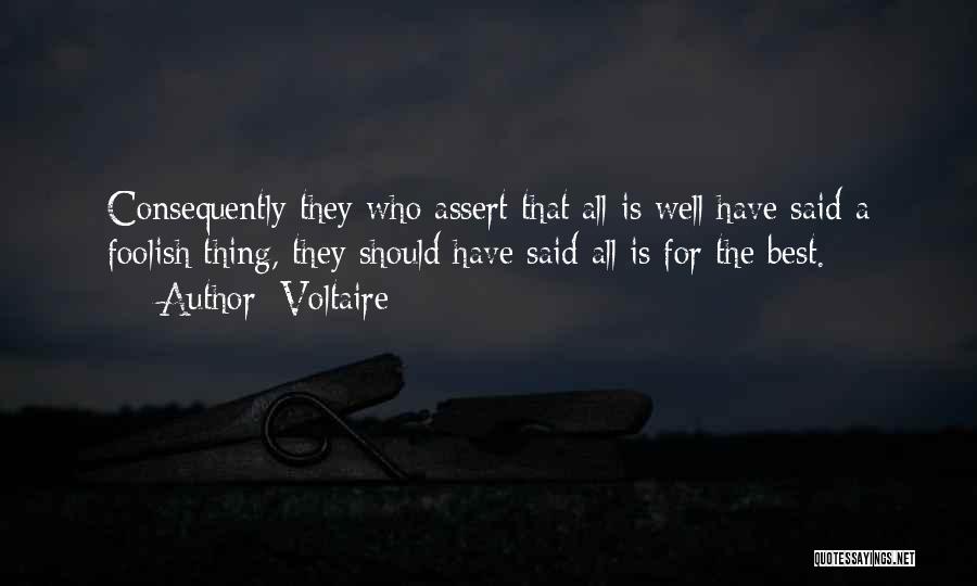 Who Said The Best Quotes By Voltaire