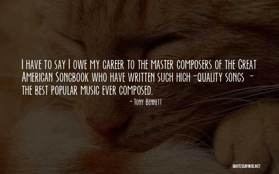 Who Song Quotes By Tony Bennett Who Song Quotes By Tony Bennett