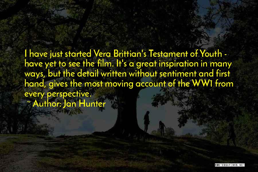 Who Started Ww1 Quotes By Jan Hunter