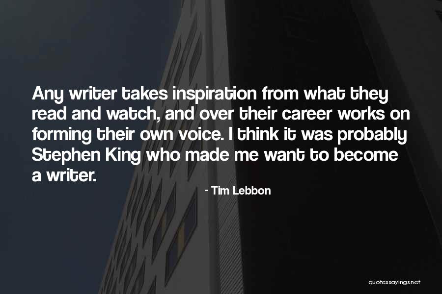 Who Was It Quotes By Tim Lebbon Who Was It Quotes By Tim Lebbon