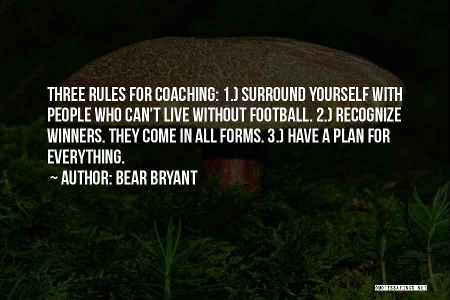 Who We Surround Ourselves With Quotes By Bear Bryant